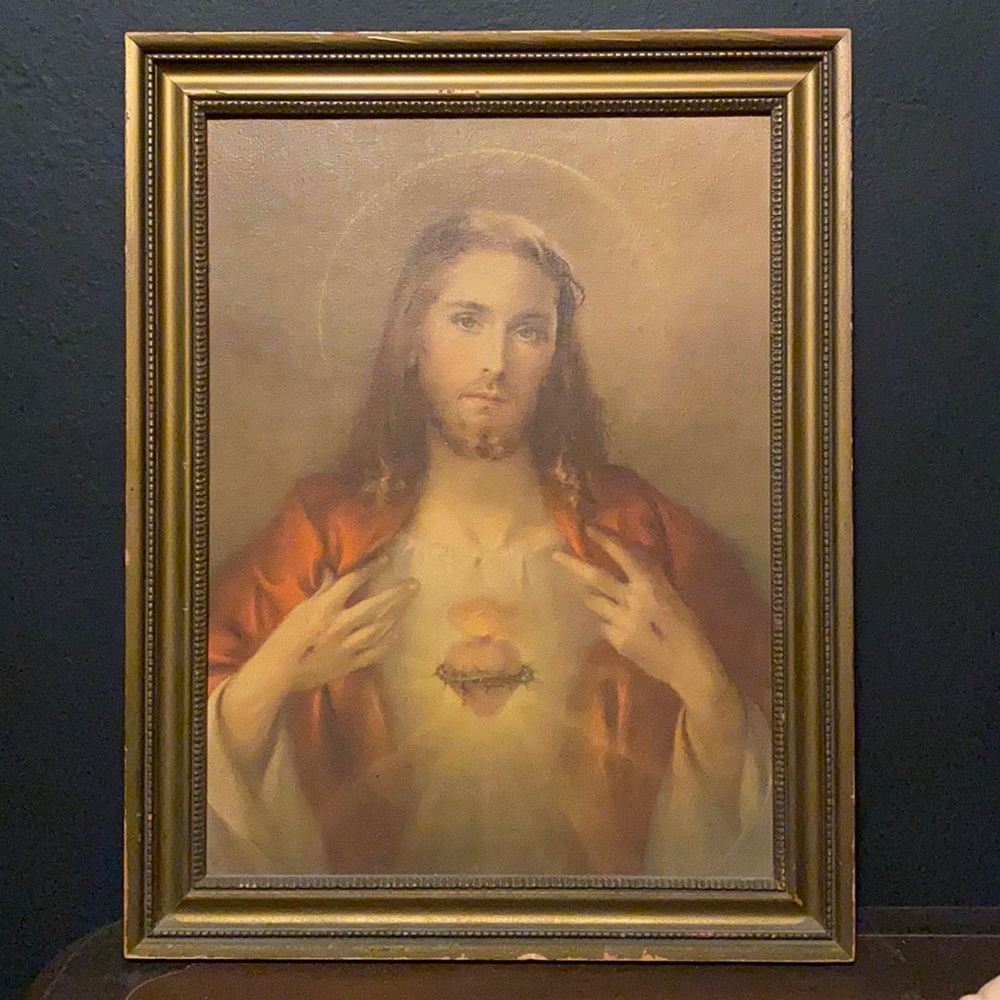Jesus vintage frame